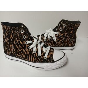 Converse Chuck Taylor All Star HI Leopard Print Size 5.5 A17948F Women's